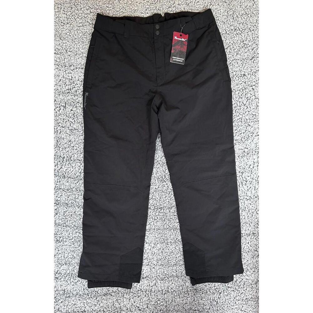 Moosejaw Insulated Ski Snow Pants Men’s 2XL Black Performance Winter NWT